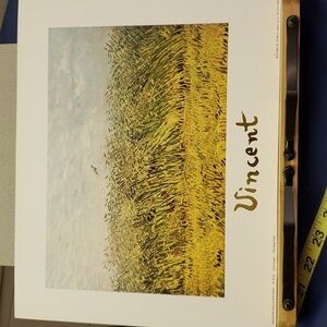 The Wheat Field by Vincent Van Gogh 9.5x12 Museum Art Print